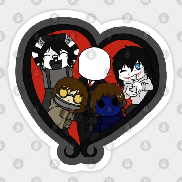 creepypasta love Sticker by LillyTheChibi